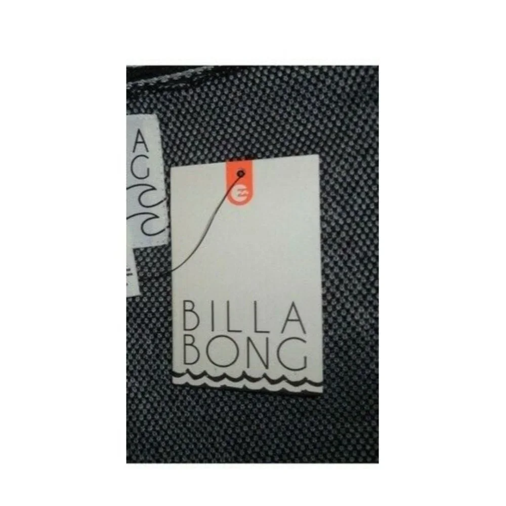 Billabong NWT Fringe Sweater Whole Hearted Cardigan Grey Open Medium